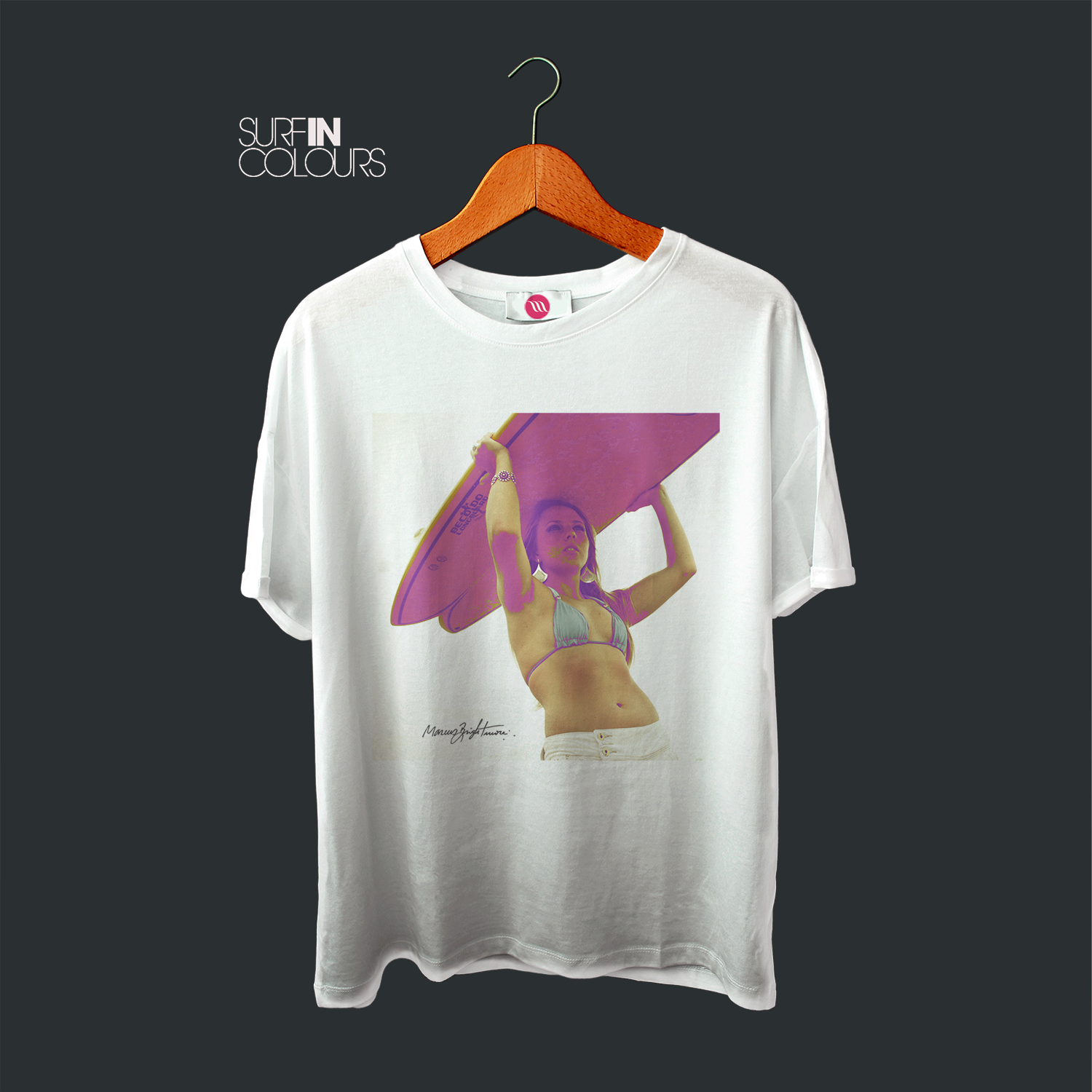 Unisex  t-shirt Surf Girl 1